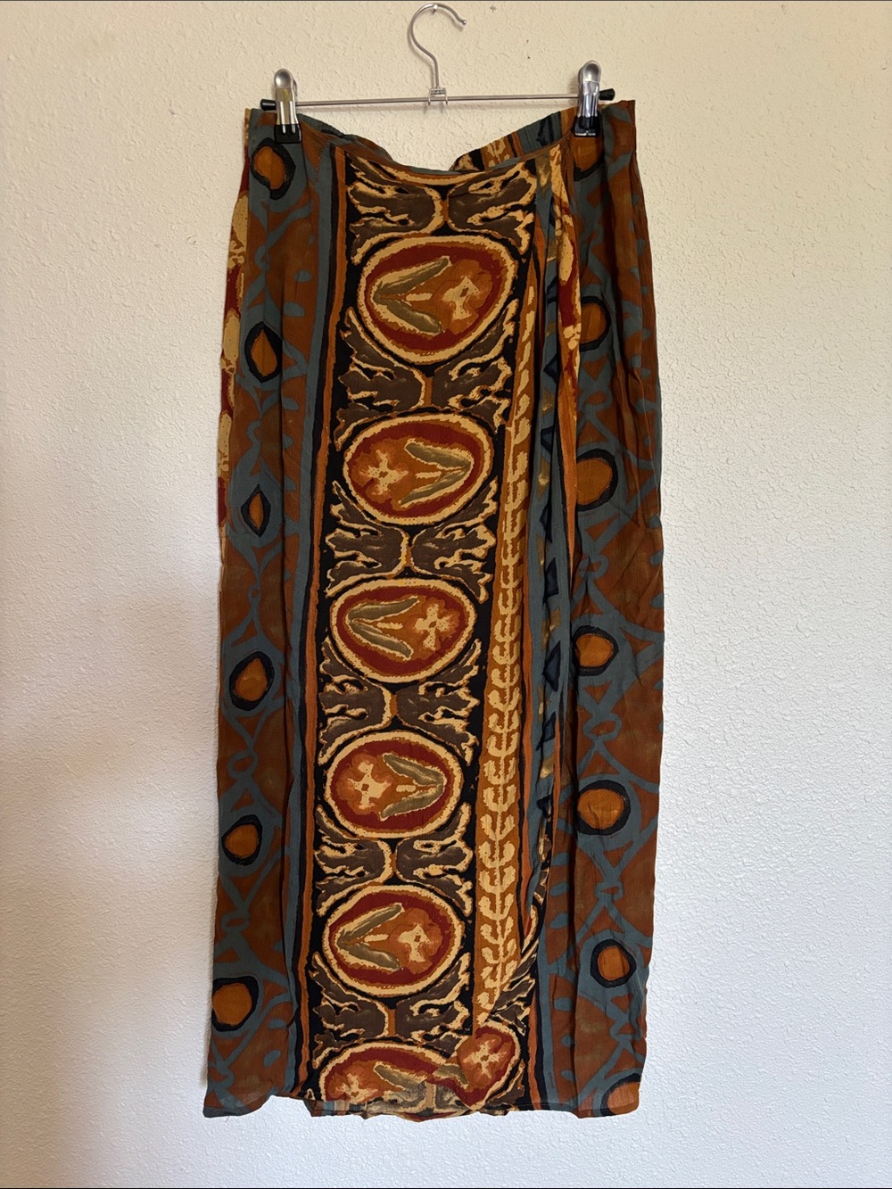 90s wrap skirt wearable art